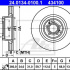 Brzdový kotouč ATE 24.0134-0100 (AT 434100) - AUDI, VW