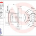 Brzdový kotouč BREMBO 08.5374.10 - IVECO