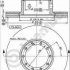 Brzdový kotouč BREMBO 09.5797.10 - DAF