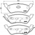 Sada brzdových destiček BREMBO P11014 - CHRYSLER, DODGE