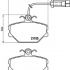 Sada brzdových destiček BREMBO P23044 - FIAT