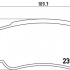 Sada brzdových destiček BREMBO P23093 - CITROËN, FIAT, PEUGEOT