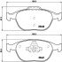 Sada brzdových destiček BREMBO P24058 - FORD