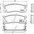 Sada brzdových destiček BREMBO P49025 - MAZDA