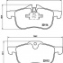 Sada brzdových destiček BREMBO P52017 - MG, ROVER