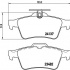 Sada brzdových destiček BREMBO P59042