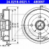 Brzdový buben ATE 24.0218-0021 (AT 480067) - NISSAN