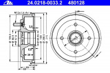 Brzdový buben ATE 24.0218-0033 (AT 480128) - MITSUBISHI