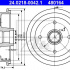 Brzdový buben ATE 24.0218-0042 (AT 480164) - SUZUKI