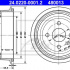 Brzdový buben ATE 24.0220-0001 (AT 480013) - DAEWOO, OPEL