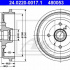 Brzdový buben ATE 24.0220-0017 (AT 480053) - AUDI