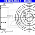 Brzdový buben ATE 24.0220-3001 (AT 480020) - FORD