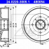Brzdový buben ATE 24.0220-3005 (AT 480054) - RENAULT