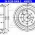 Brzdový buben ATE 24.0220-3008 (AT 480075) - FORD