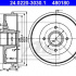 Brzdový buben ATE 24.0220-3030 (AT 480180) - NISSAN