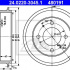 Brzdový buben ATE 24.0220-3045 (AT 480191) - HYUNDAI