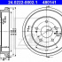 Brzdový buben ATE 24.0222-0002 (AT 480141) - HONDA