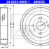 Brzdový buben ATE 24.0223-0005 (AT 480035) - BMW