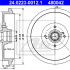 Brzdový buben ATE 24.0223-0012 (AT 480042) - VW