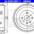 Brzdový buben ATE 24.0225-0001 (AT 480043) - BMW