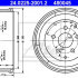 Brzdový buben ATE 24.0225-2001 (AT 480045) - VW