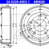 Brzdový buben ATE 24.0225-4003 (AT 480049) - MERCEDES-BENZ