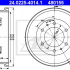 Brzdový buben ATE 24.0225-4014 (AT 480155) - FORD, NISSAN