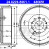 Brzdový buben ATE 24.0226-8001 (AT 480051) - VW