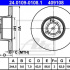 Brzdový kotouč ATE 24.0109-0108 (AT 409108) - CITROËN