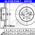 Brzdový kotouč ATE 24.0109-0155 (AT 409155) - TOYOTA