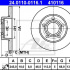 Brzdový kotouč ATE 24.0110-0116 (AT 410116) - AUDI