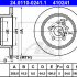 Brzdový kotouč ATE 24.0110-0241 (AT 410241) - TOYOTA