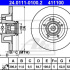 Brzdový kotouč ATE 24.0111-0100 (AT 411100) - RENAULT