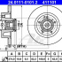 Brzdový kotouč ATE 24.0111-0101 (AT 411101) - RENAULT