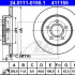 Brzdový kotouč ATE 24.0111-0155 (AT 411155) - FORD