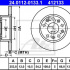 Brzdový kotouč ATE 24.0112-0133 (AT 412133) - RENAULT
