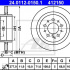 Brzdový kotouč ATE 24.0112-0150 (AT 412150) - VOLVO
