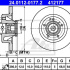 Brzdový kotouč ATE 24.0112-0177 (AT 412177) - NISSAN, RENAULT