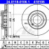 Brzdový kotouč ATE 24.0118-0106 (AT 418106) - SEAT, VW