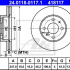 Brzdový kotouč ATE 24.0118-0117 (AT 418117) - NISSAN