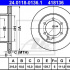 Brzdový kotouč ATE 24.0118-0136 (AT 418136) - NISSAN