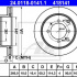 Brzdový kotouč ATE 24.0118-0141 (AT 418141) - HYUNDAI, KIA