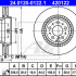Brzdový kotouč ATE 24.0120-0122 (AT 420122) - VOLVO