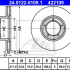 Brzdový kotouč ATE 24.0122-0109 (AT 422109) - OPEL
