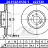 Brzdový kotouč ATE 24.0122-0130 (AT 422130) - ALFA ROMEO, FIAT, LANCIA