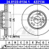 Brzdový kotouč ATE 24.0122-0134 (AT 422134) - MERCEDES-BENZ