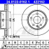 Brzdový kotouč ATE 24.0122-0162 (AT 422162) - MERCEDES-BENZ