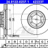 Brzdový kotouč ATE 24.0122-0237 (AT 422237) - HYUNDAI