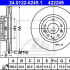 Brzdový kotouč ATE 24.0122-0249 (AT 422249) - MAZDA