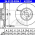 Brzdový kotouč ATE 24.0122-0254 (AT 422254) - TOYOTA